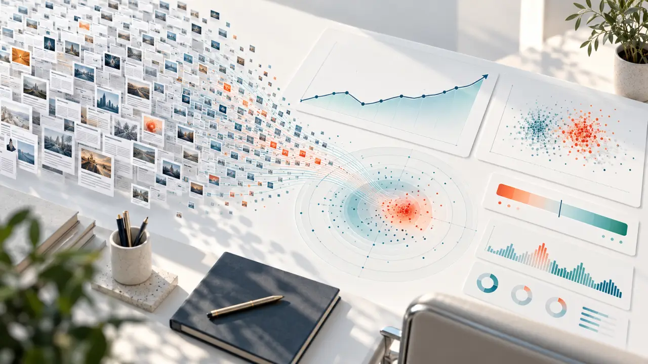 Tableau de bord analysant l'évolution d'une crise dans la presse