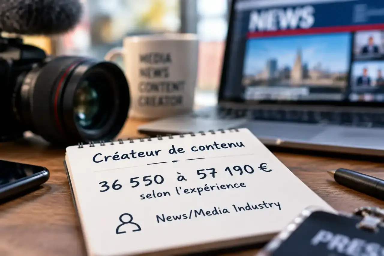 Créateur de contenu : un salaire de 36 550 à 57 190 € selon l’expérience
