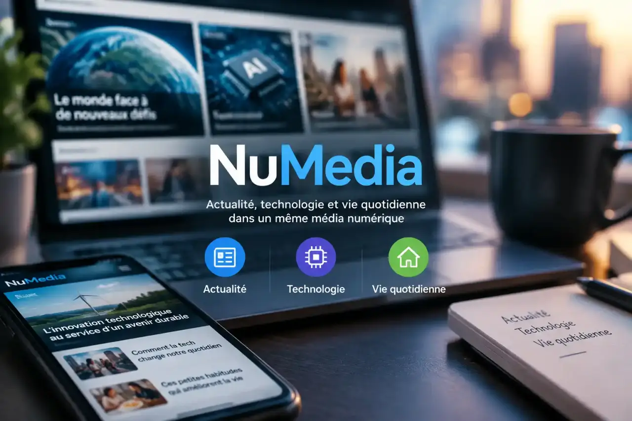 NuMedia relie actualité, technologie et vie quotidienne dans un même média numérique