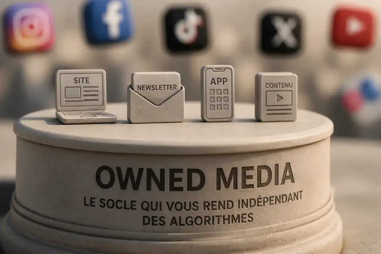 Owned media : le socle qui vous rend indépendant des algorithmes