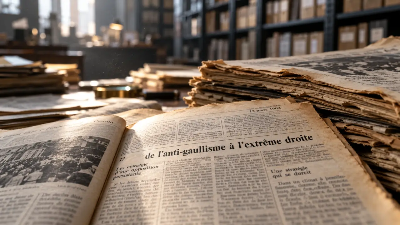 Journal Minute : de l’anti-gaullisme à l’extrême droite, une histoire à lire dans ses archives