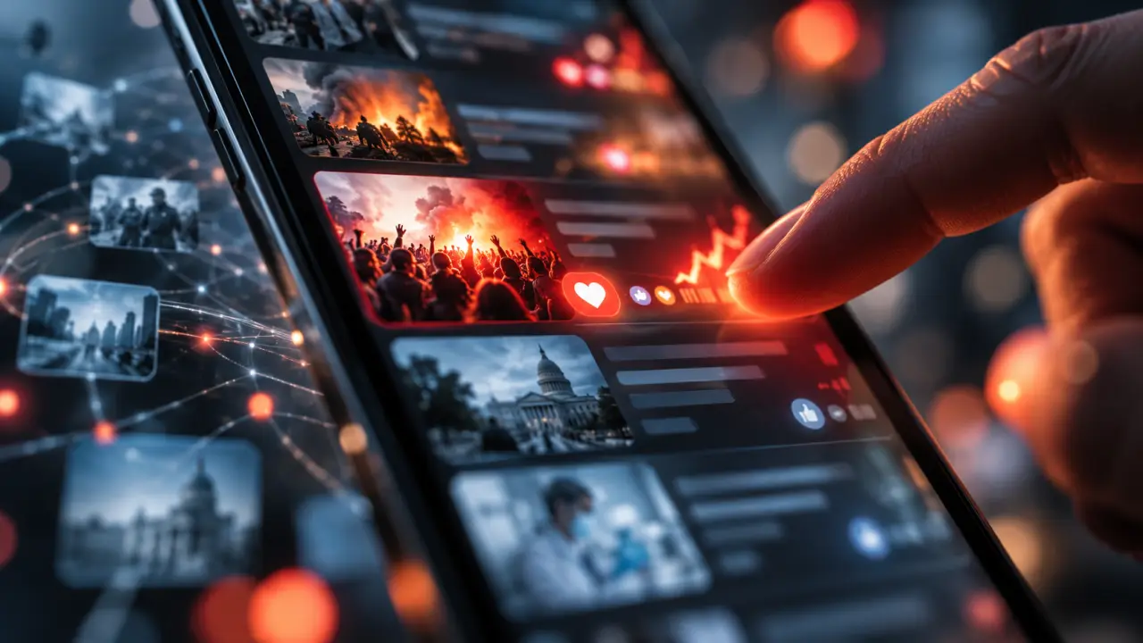 Les algorithmes façonnent l’actualité visible, avec une préférence pour l’émotion et l’engagement