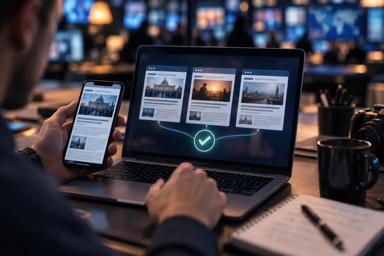 Vérifier une source en ligne : la règle des 3 recoupements avant de partager